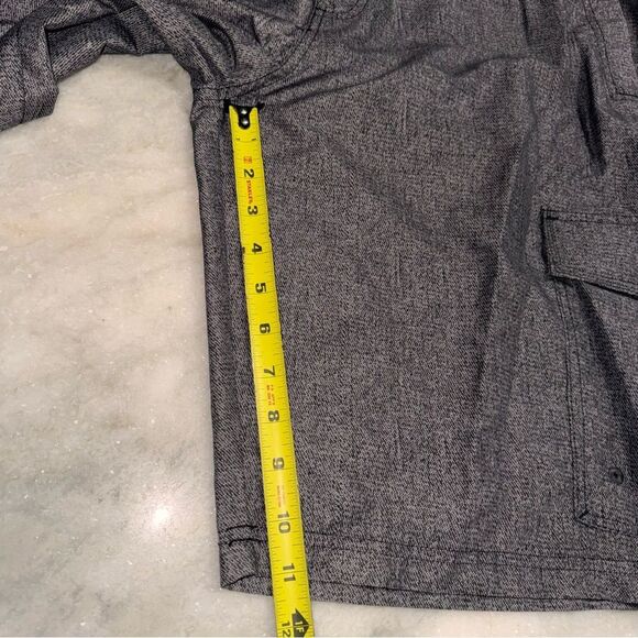 Burnside Dark Gray Hybrid Shorts - Picture 6 of 6